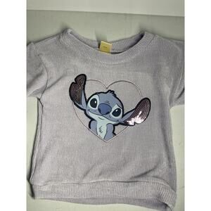Disneys Lilo Sweater Girls Size 5 Years Light Purple